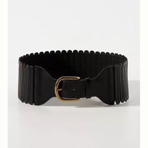 Anthropologie Tabitha Tall Black Belt